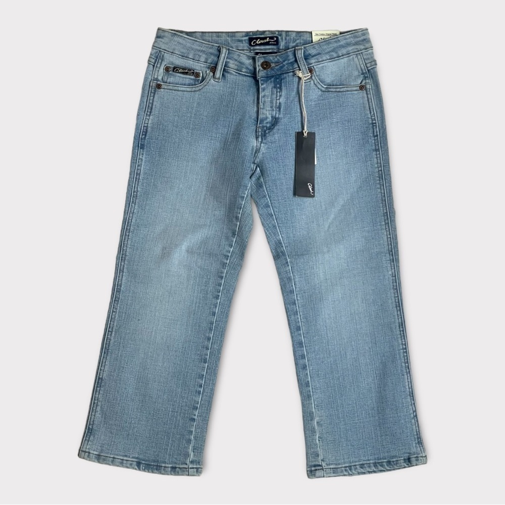 NWT Clash USA Jeans Cropped Capri Size 3 Standard Size 27